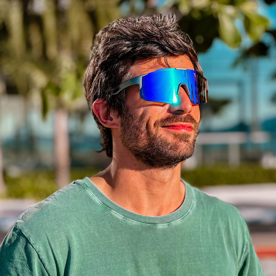 Windproof - Óculos de Sol para Corrida Ciclismo e Beach Tennis